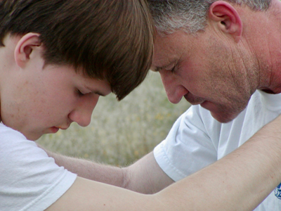 Photo of father and son
